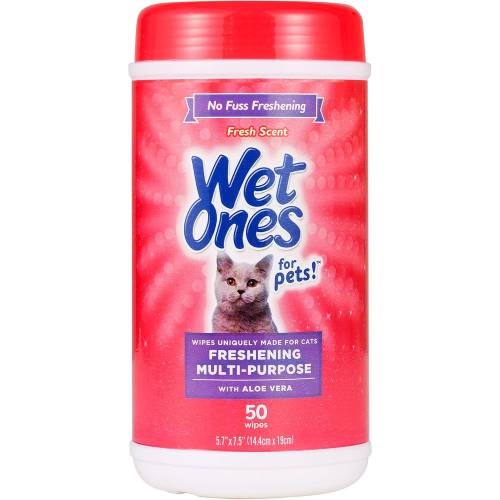 Wet Ones for Cats Freshening Wipes